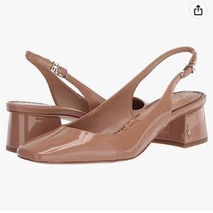 New Sam Edelman Tamra Pump Sling Back Dress Shoe in Rosa Tan